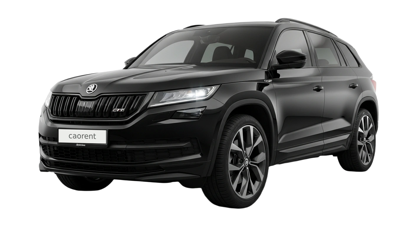Skoda Kodiaq Sportline из автопарка CAO-RENT — семейный SUV без депозита